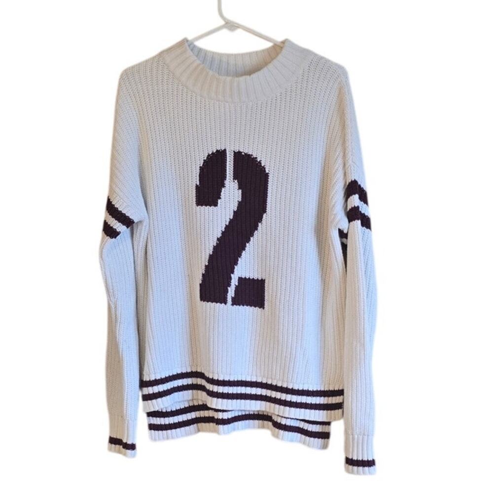 Hollister knit number 2 jersey sweater size medium mens